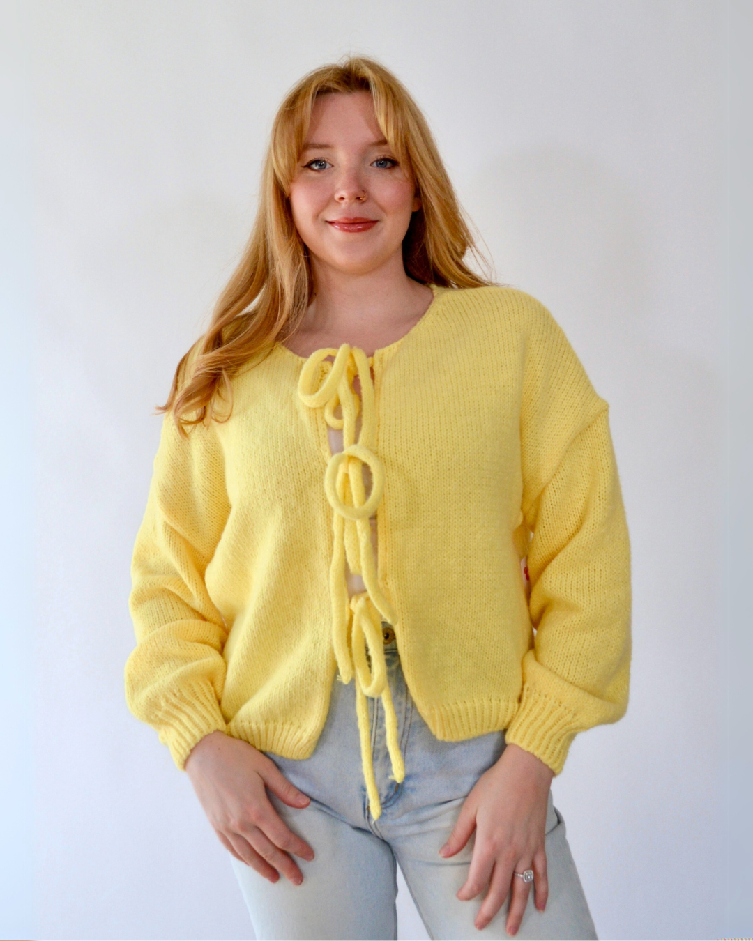 Daffodil Tie Up Cardigan