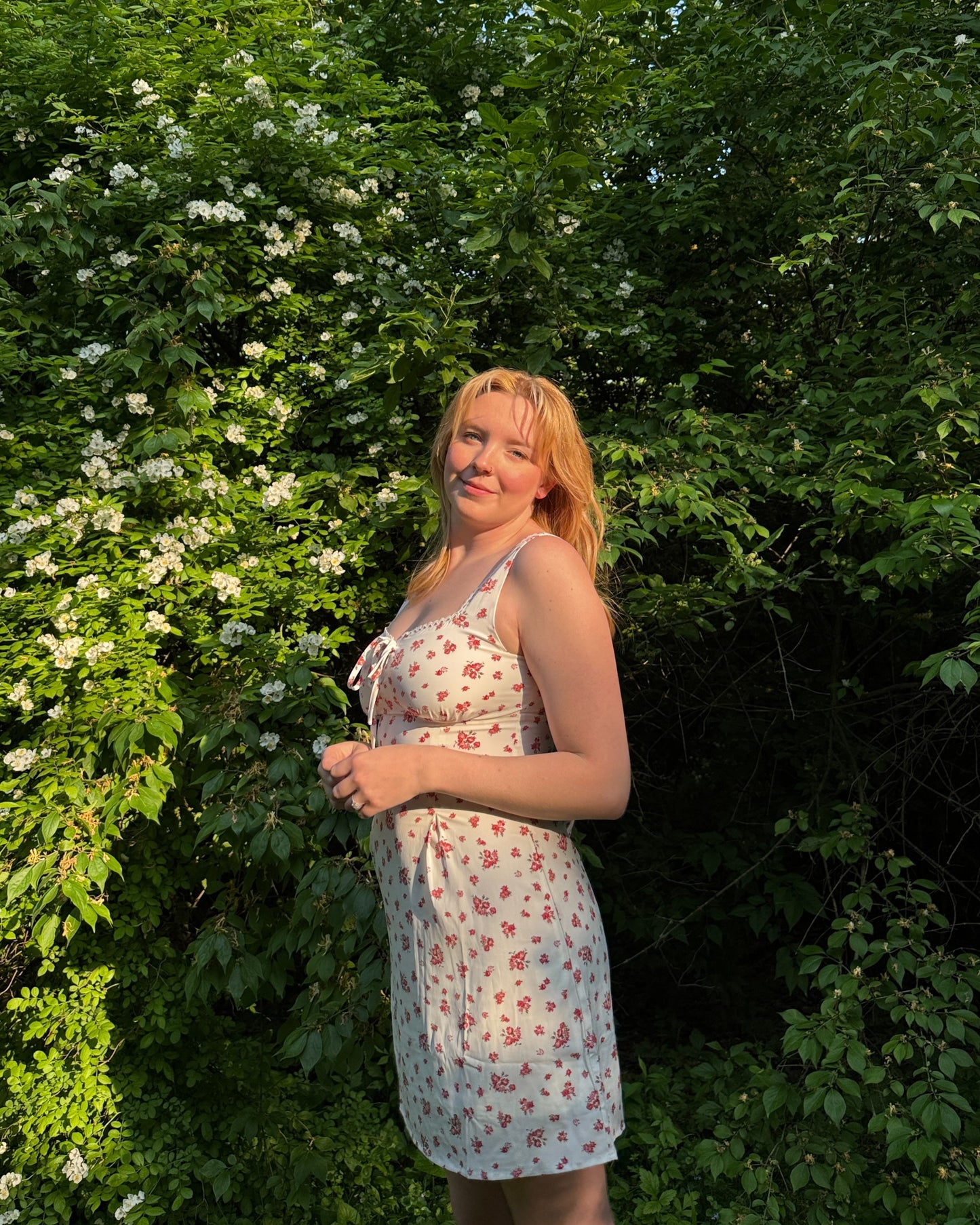 Vintage Rose Mini Dress