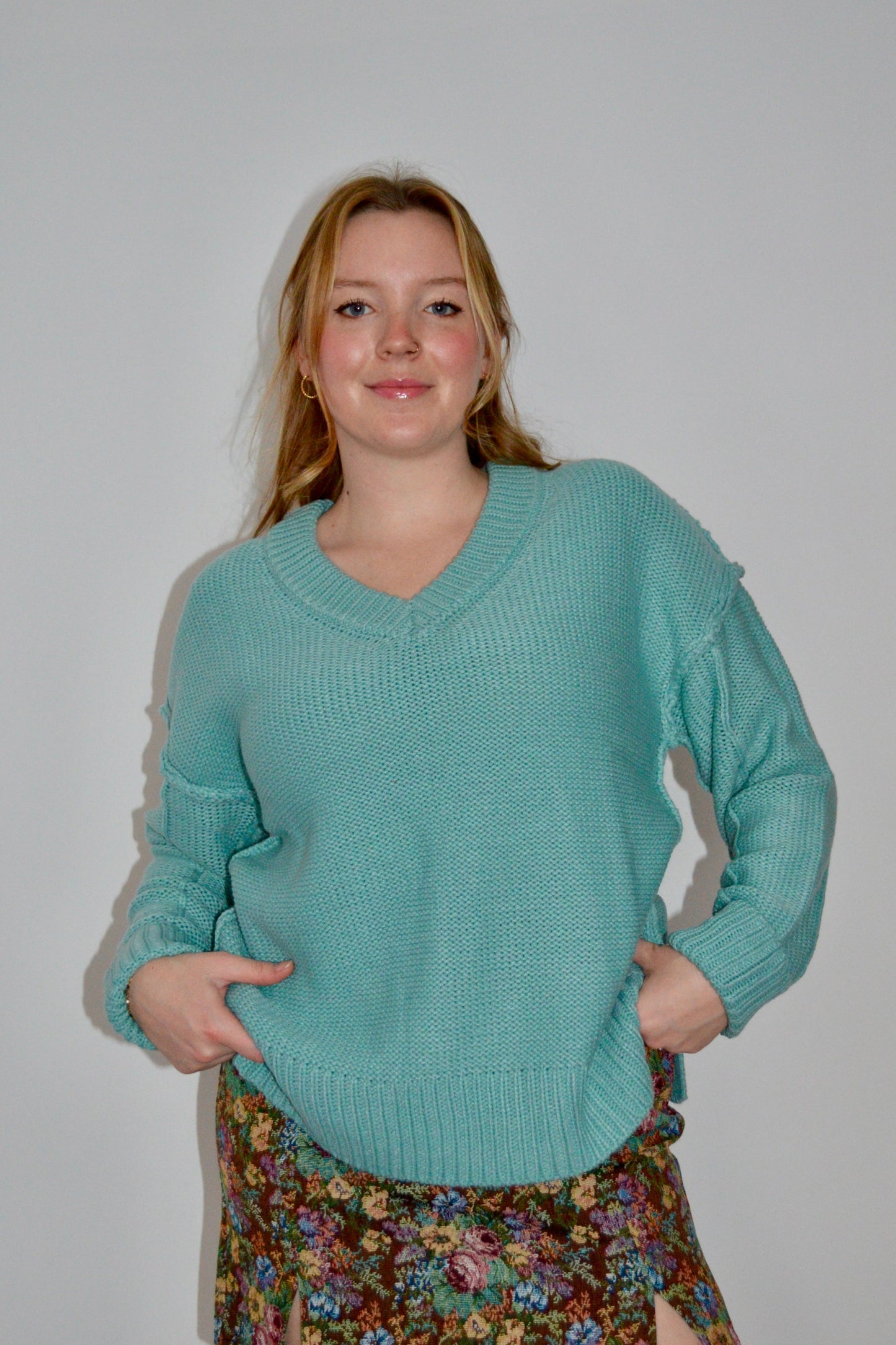 Frosted Knit Sweater