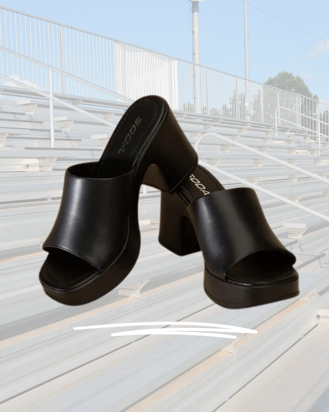 Typo Slide Mule