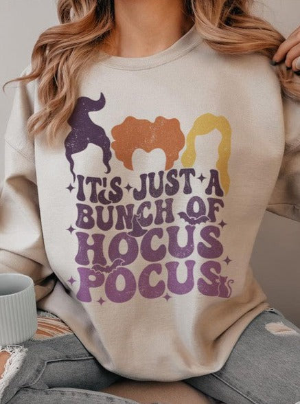 Halloween Sisters Graphic Sweatshirt