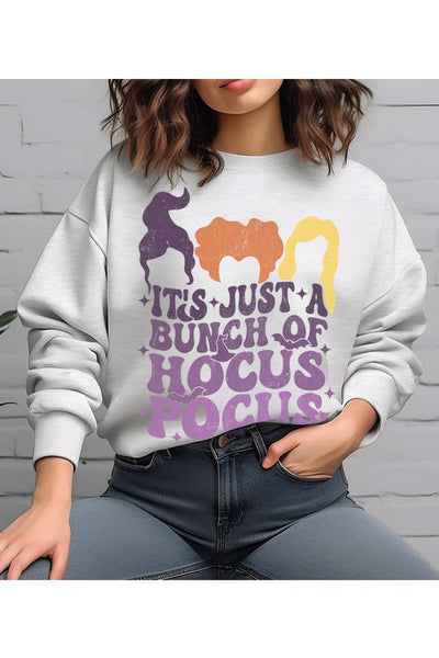 Halloween Sisters Graphic Sweatshirt