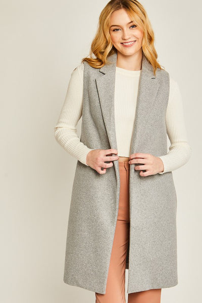 Jenny Fleece Long Line Vest