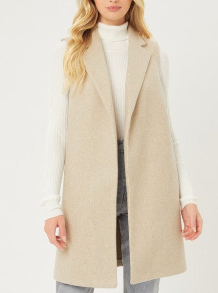 Jenny Fleece Long Line Vest