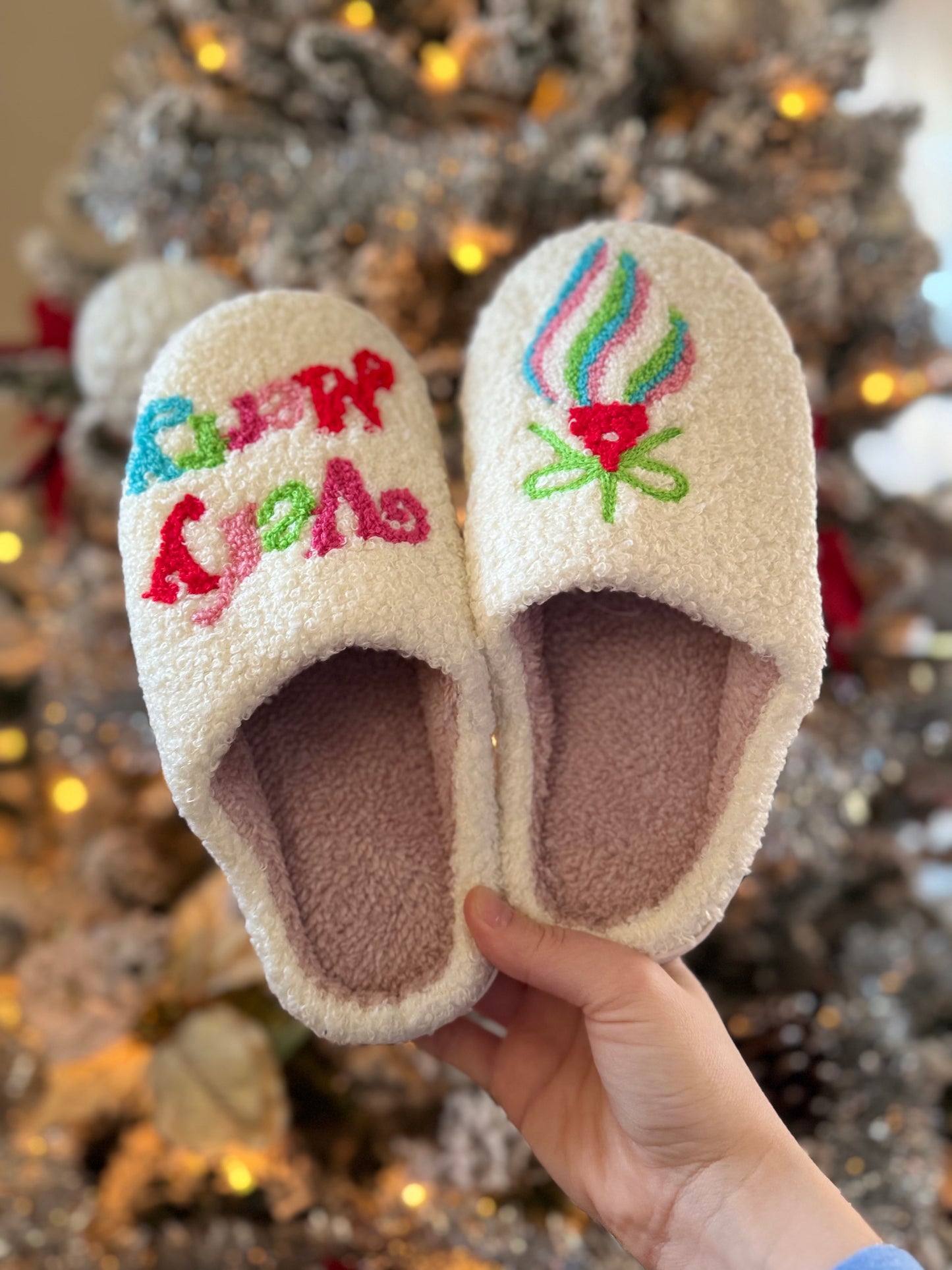 Very Merry Holiday Slipper