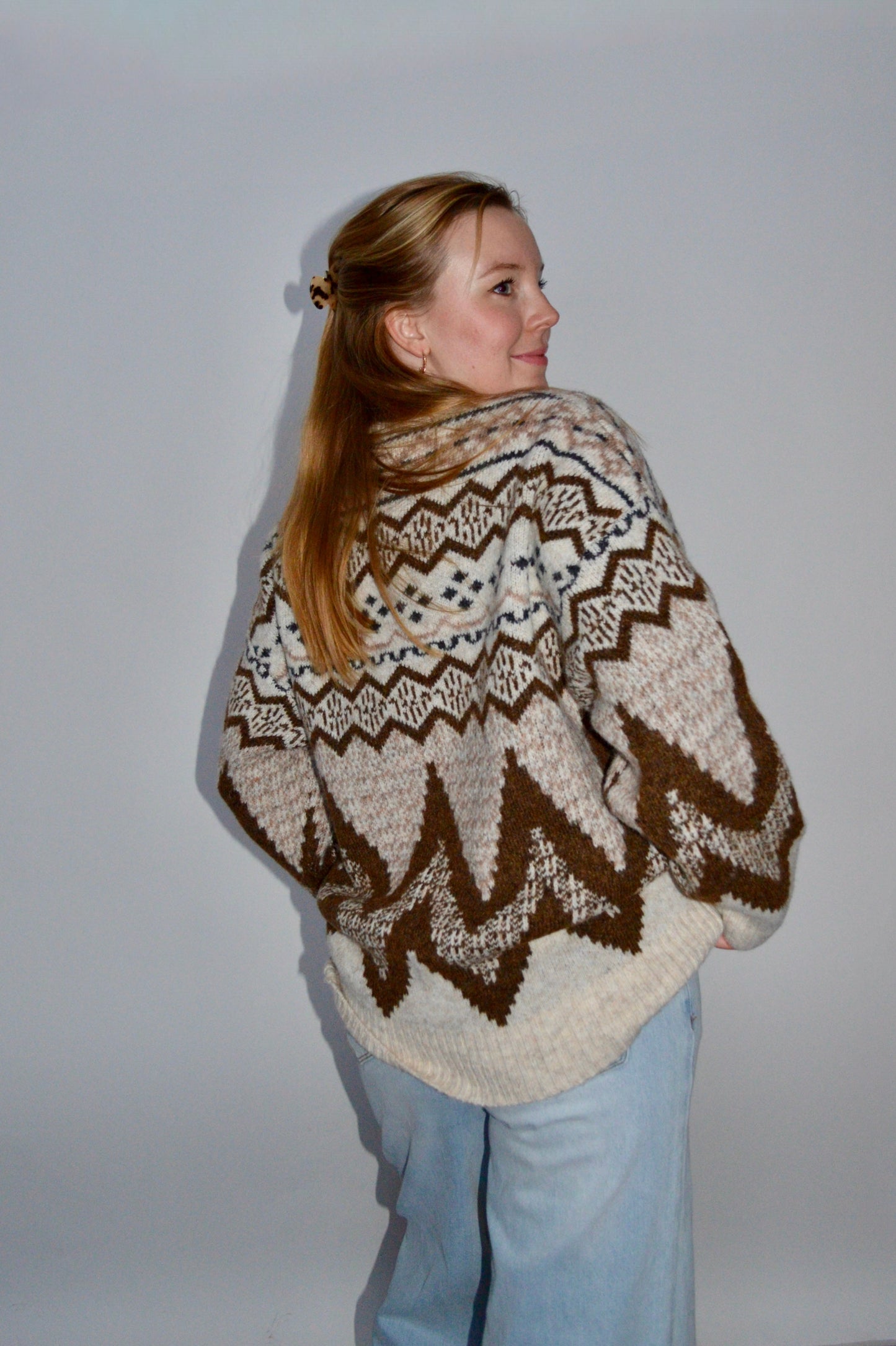 Ingrid Fair Isle Knit Sweater