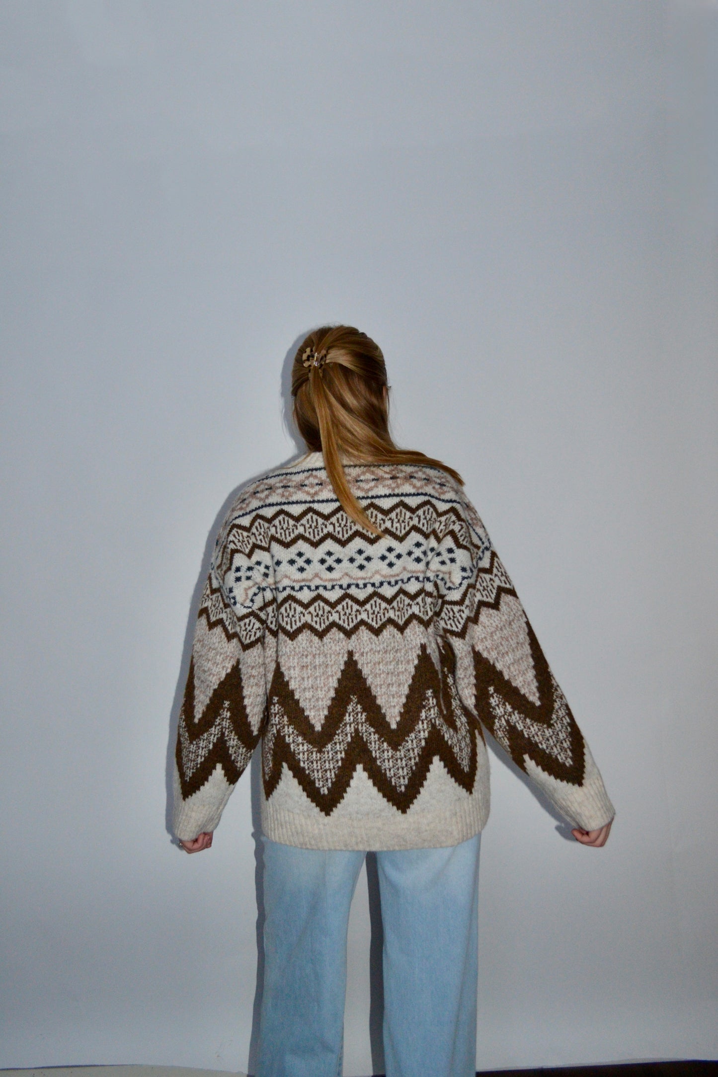 Ingrid Fair Isle Knit Sweater