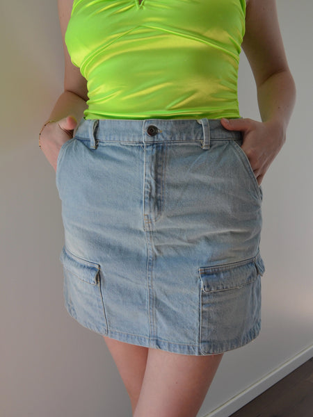 Gia Cargo Mini Skirt