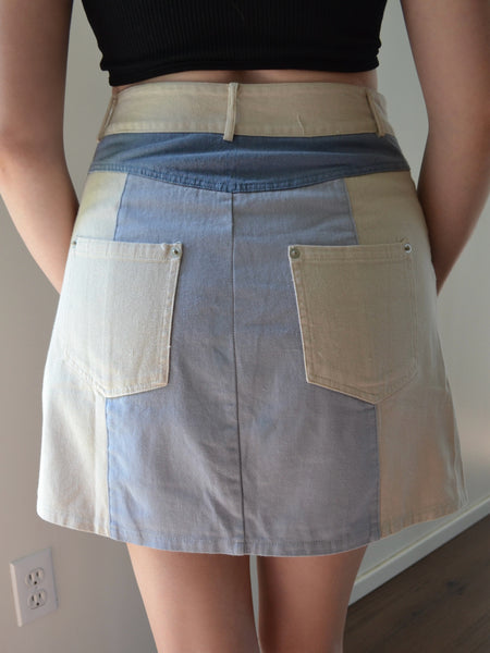 Lana Washed Denim Skirt