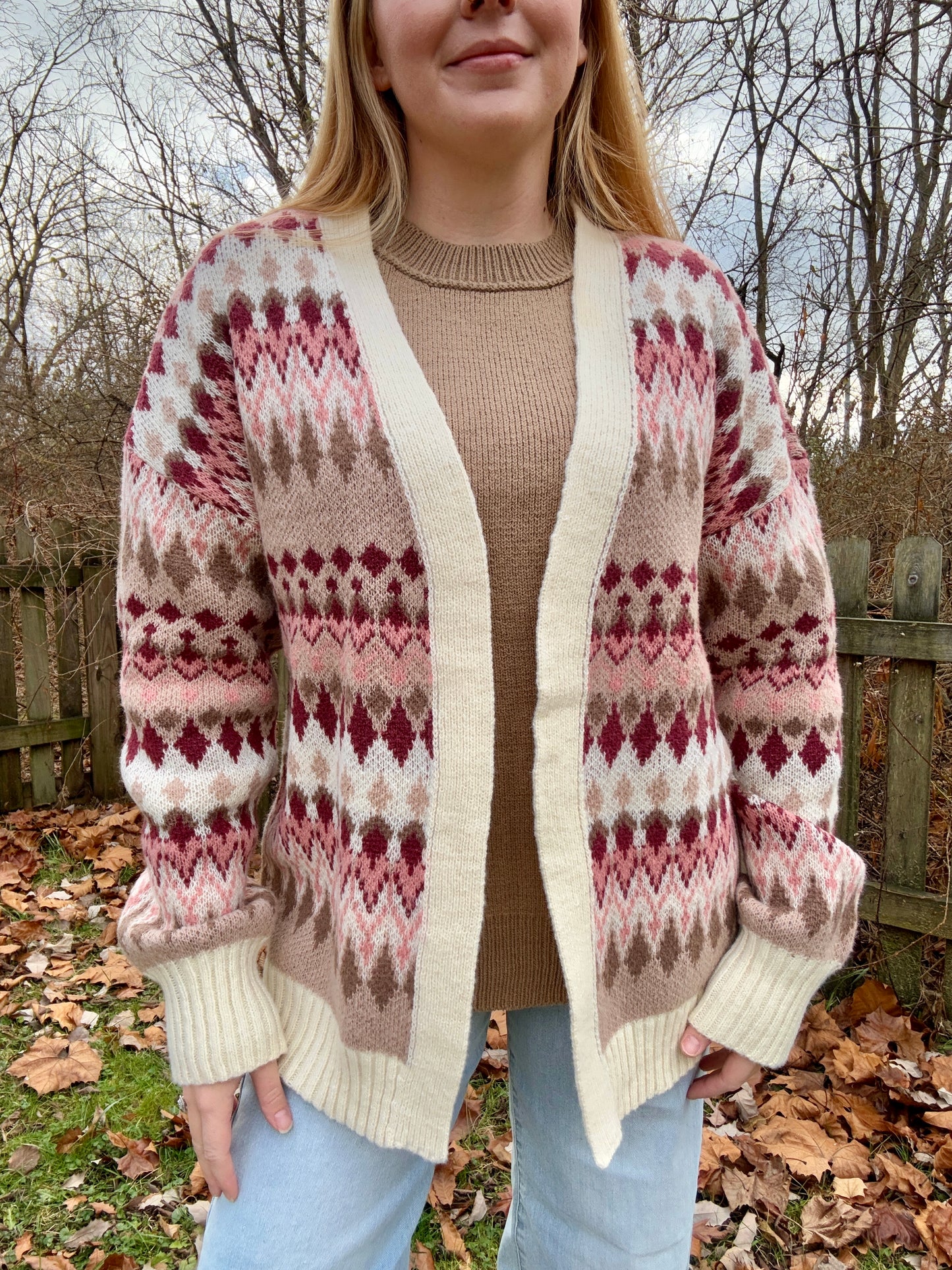 Margo Fair Isle Knit Cardigan