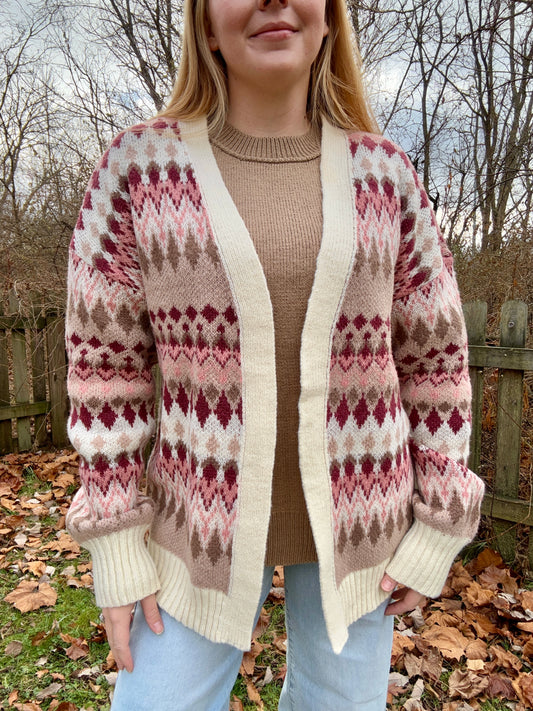 Margo Fair Isle Knit Cardigan