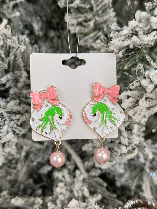 Coquette Christmas Earrings