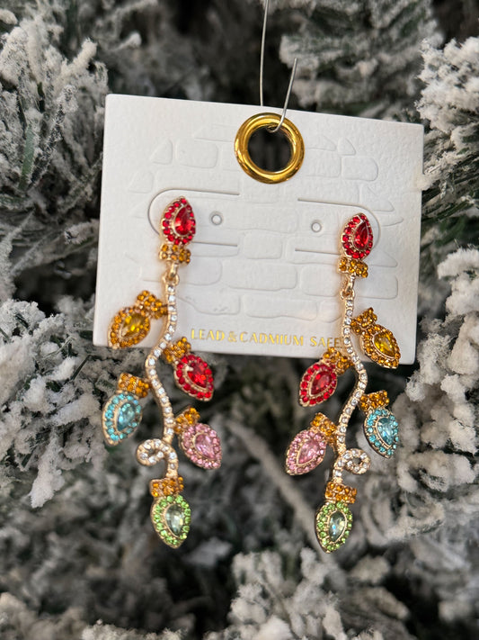 Holiday Lights Dangle Earrings