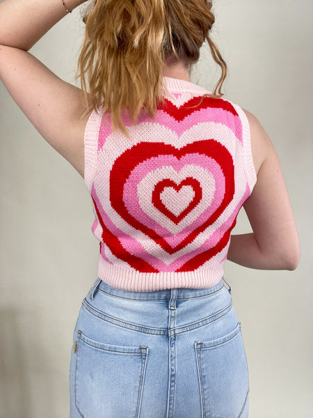 Heart Knit Sweater