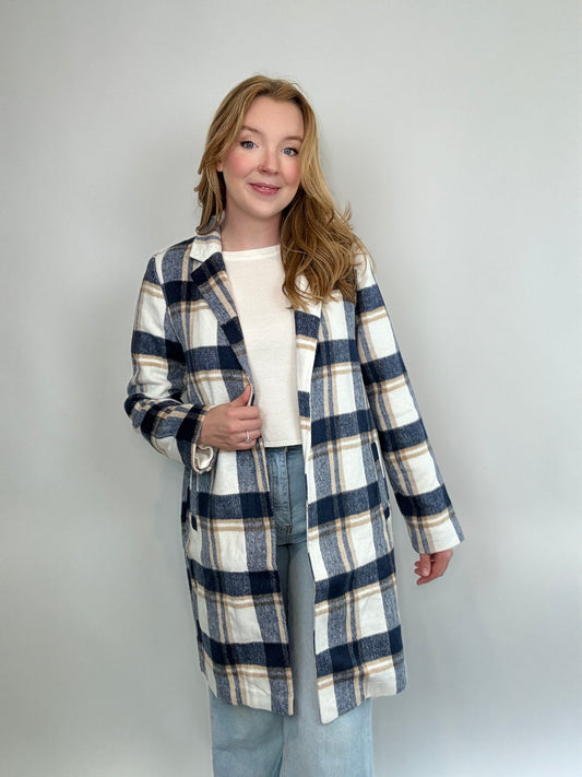 Blueberry Plaid Jacket